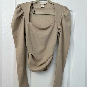 H&m mini puff sleeve top